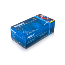 Aurelia Robust Nitrile Powder Free Blue Disposable Gloves