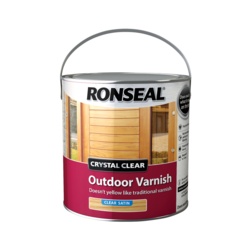 Ronseal Crystal Clear Outdoor Varnish 2.5L