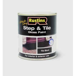 Rustins Quick Drying Step Tile Black