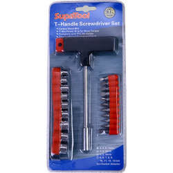 SupaTool T Handle Screwdriver Set
