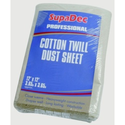 SupaDec Twill Dust Sheet