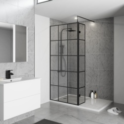 Kartell Krittal Wetroom Screen Black