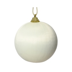Kaemingk Foam Fabric Bauble 8cm