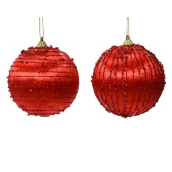 Kaemingk Glitter Bauble 8cm