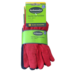Ambassador Easy Grip Triple Pack Gloves