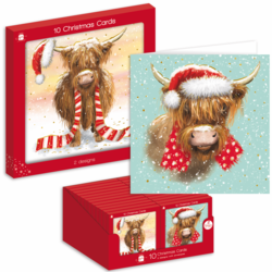 Ig Design Square Christmas Cards Pack 10