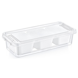 Hobbylife 3 Divider Flat Grand Organiser Box