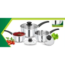 CookSupreme Stainless Steel Saucepan Set