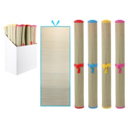 Pms Straw Beach Mat With Cloth Edges