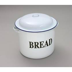 Bread Bin Round - Traditional White