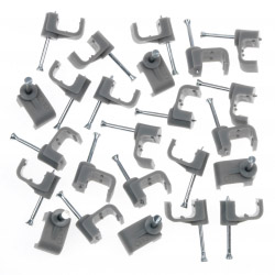 SupaLec Cable Clips - Flat