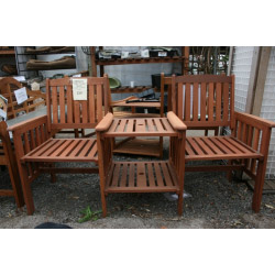 Memphis Hardwood Gin & Tonic Bench