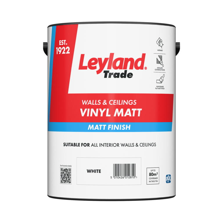 Leyland Trade Vinyl Matt 5L White