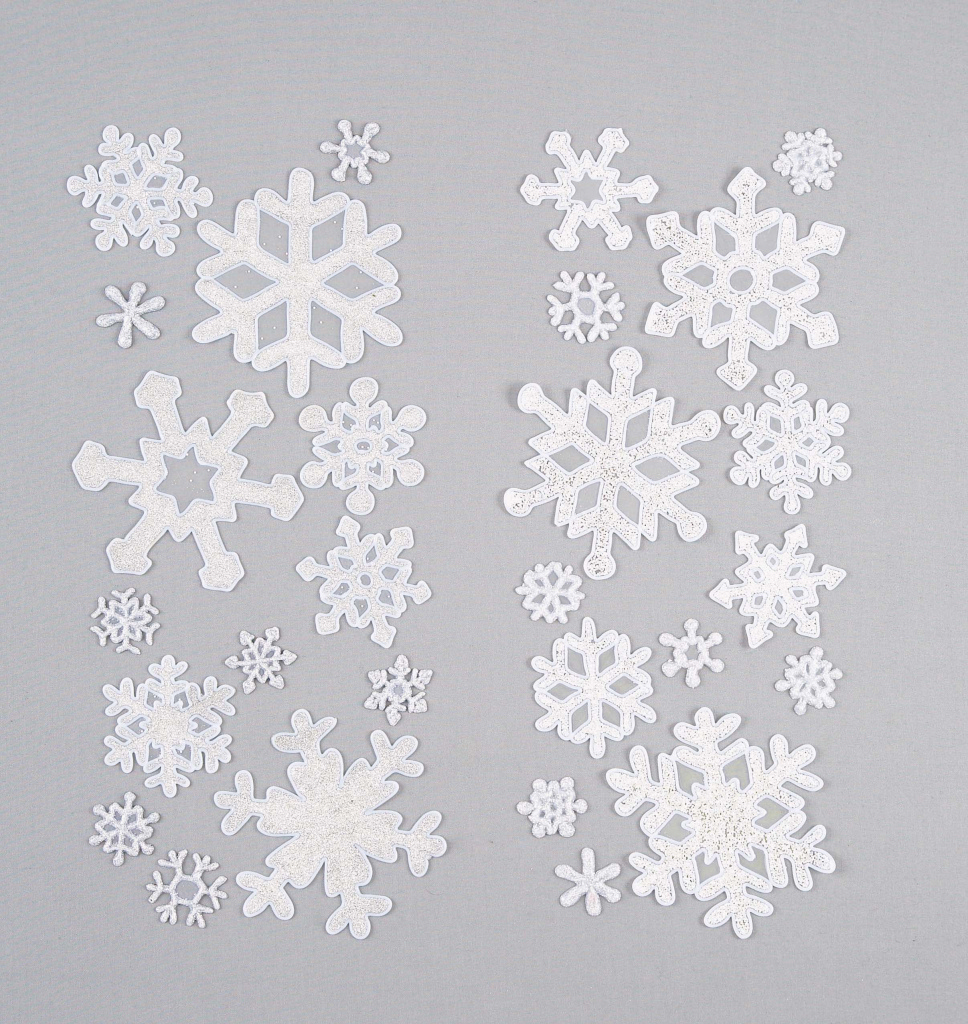 Premier Snowflake Window Sticker Set 13 Pack