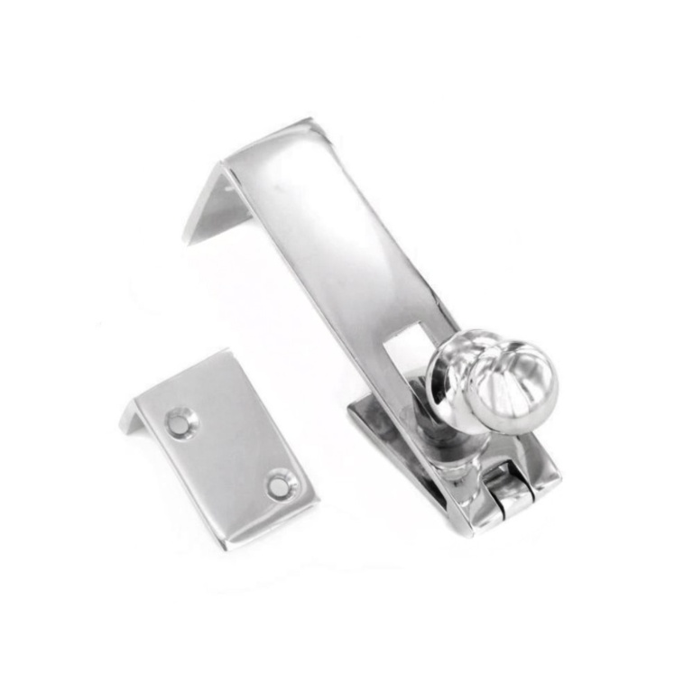 Securit Chrome Counterflap catch 83mm