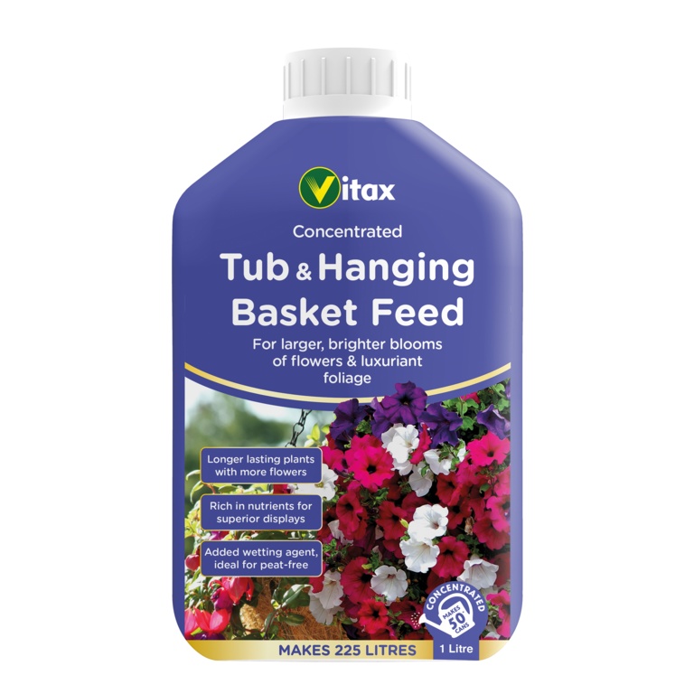 Vitax Liquid Feed For Tubs & Hanging Baskets 1L