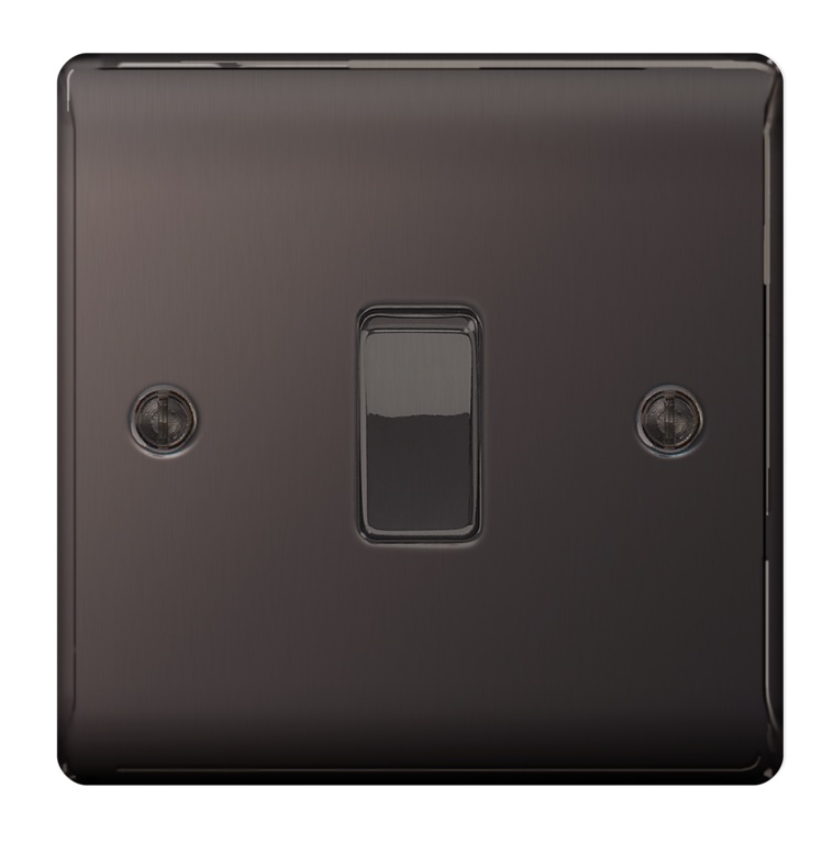 BG Nexus Metal 10ax Plate Black Nickel