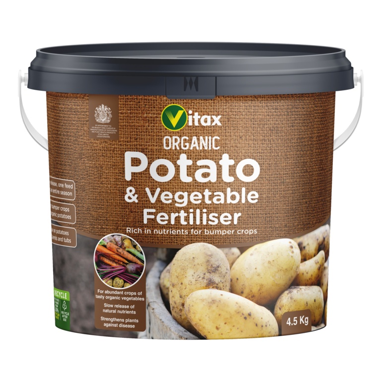 Vitax Organic Potato & Vegetable Fertiliser 4.5kg Tub