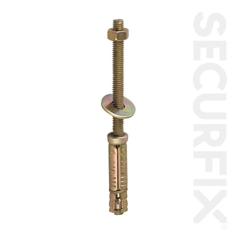 Securfix Projection Bolt Anchor M8X75mm 10 Pack