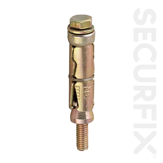 Securfix Expansion Bolt Anchor M10X75mm 5 Pack