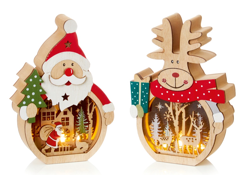 Premier Window Christmas Character Scene 16cm Battery Operated