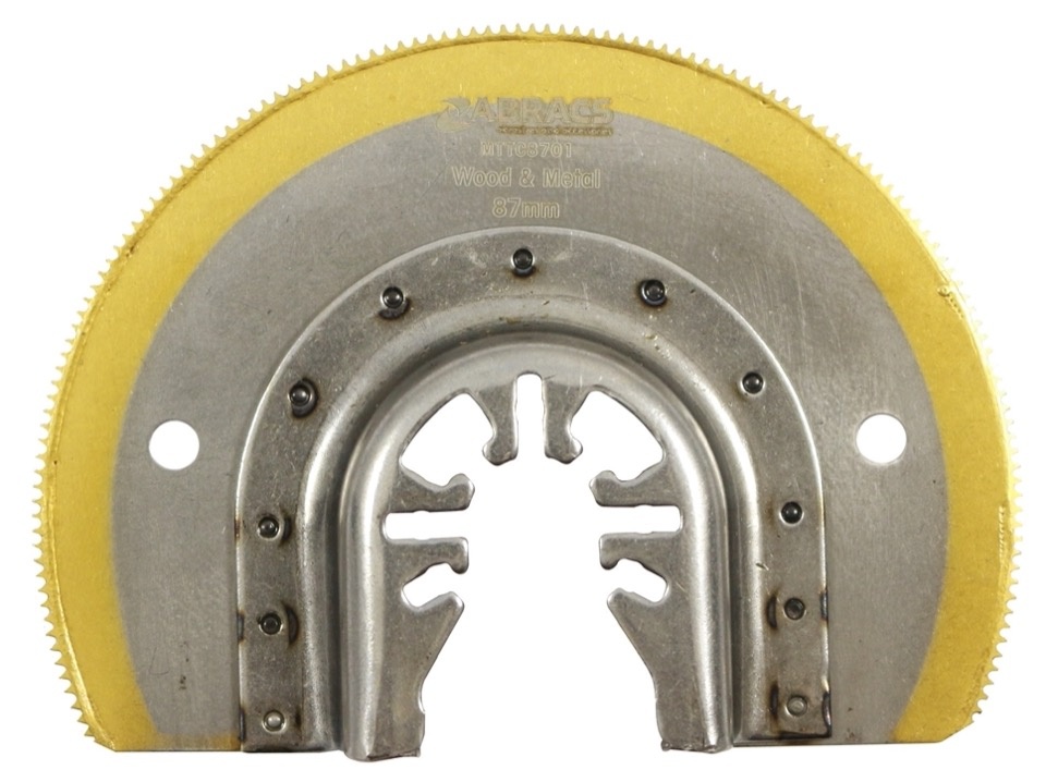 Abracs T/C Radial Multi Tool Blade - Wood + Metal 87mm