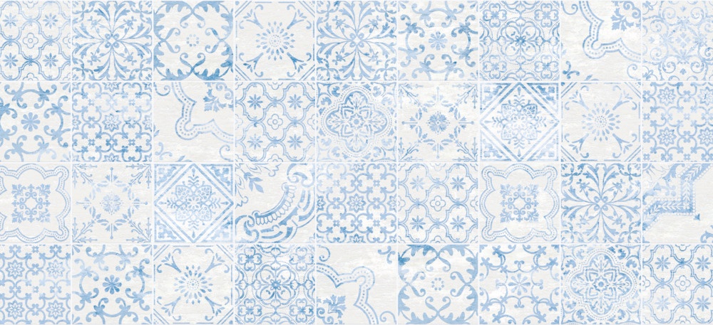 d-c-fix® Manhattan Tablecloth - Visbi Blue 20m Roll x 140cm