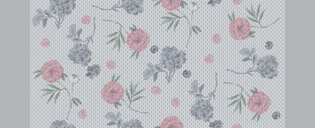 d-c-fix® Manhattan Tablecloth - Peoni Blue 20m Roll x 140cm