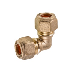 Securplumb Compression Elbow 15mm