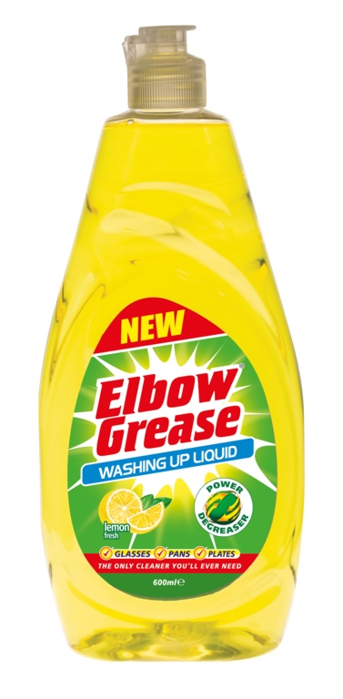 Elbow Grease Washing Up Liquid Lemon Fresh / 600ml