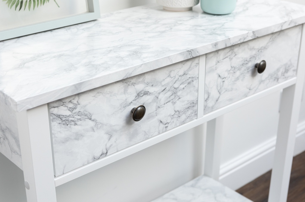 d-c-fix® Self Adhesive Film - Marble Cortes Silver 45cm x 2m