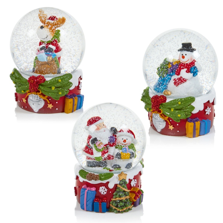 Premier Christmas Character Waterglobe 65mm Assorted