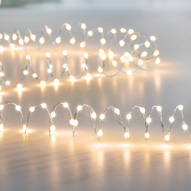 Premier Ultrabright Silver Wire 100 LEDs - Warm White