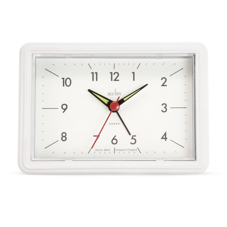 Drake Non Ticking Alarm Clock - Buttermilk