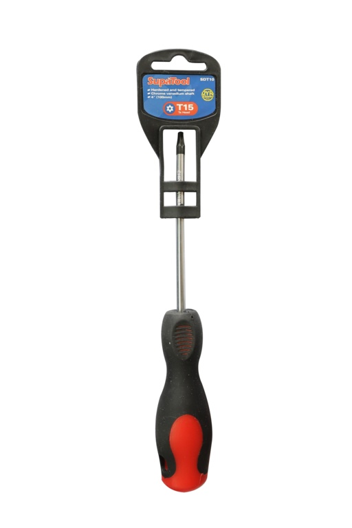 SupaTool TX Head Screwdriver T15 x 100mm