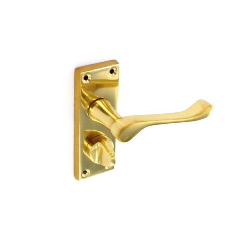 Securit Victorian Scroll Privacy Handles (Pair) 105mm