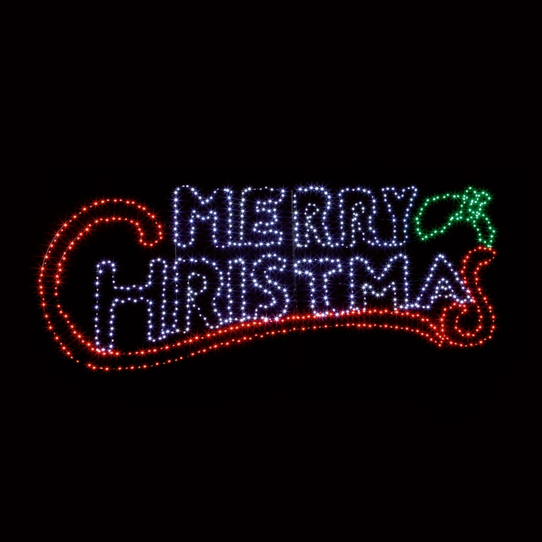 Premier Twinkling FlexiBrights Merry Christmas 938 LEDs  Mix 2x78