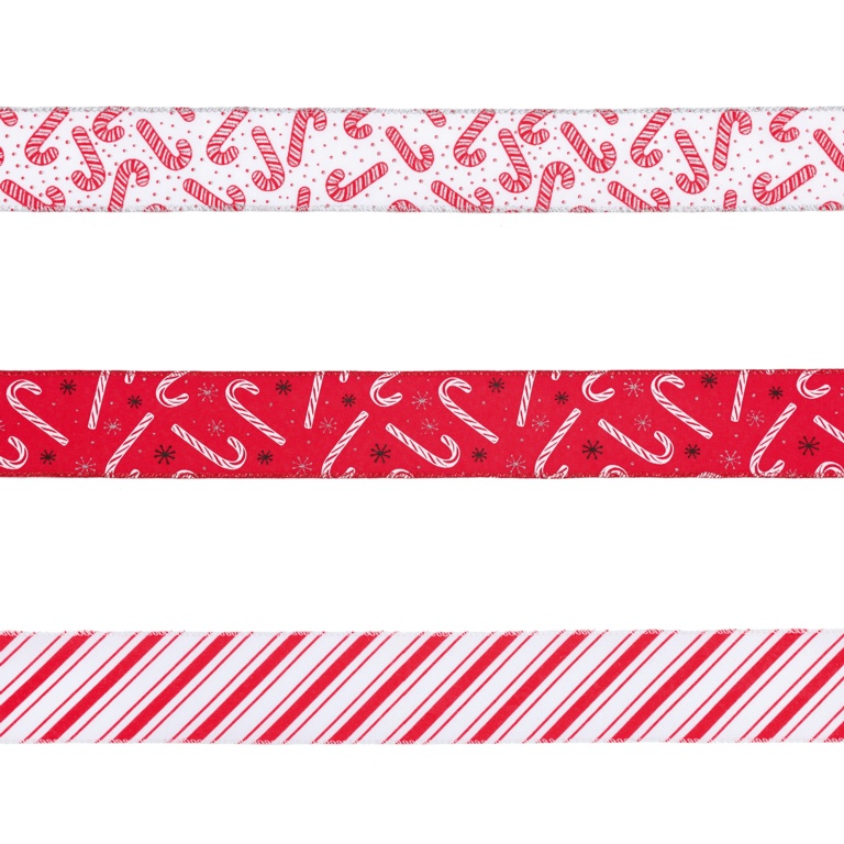 Premier Candy Cane Ribbon Assorted 6x5