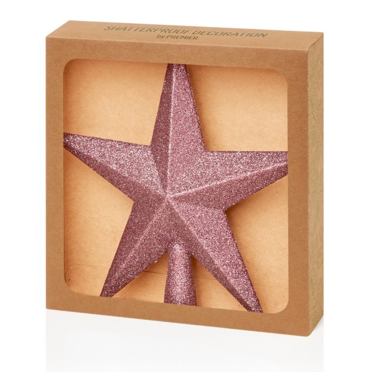 Premier Plum Tree Top Star Glitter 20cm