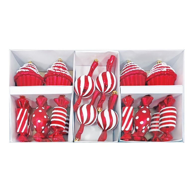 Premier Red & White Candy Cane 20 Piece