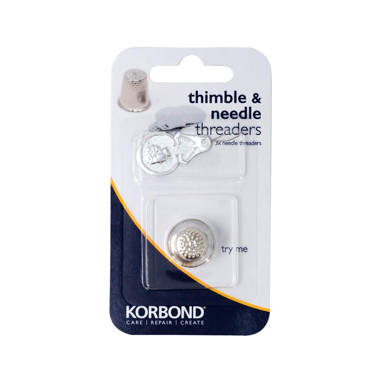 Korbond Thimble & Needle Threaders 4 Piece