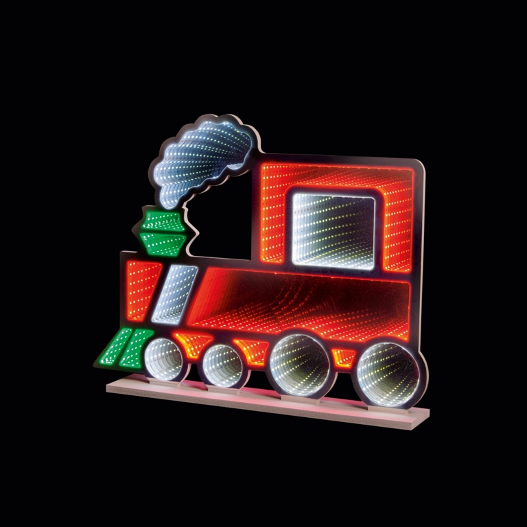 Premier Standing Train Infinity Decoration 60cm