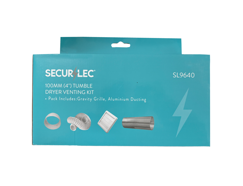Securlec Tumble Dryer Venting Kit 100mm 4"