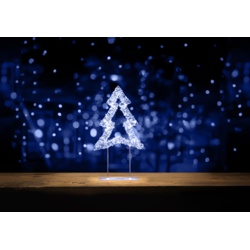 Premier Silver Table Top Tree 720 LEDs
