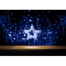 Premier Silver Table Top Star 720 LEDs