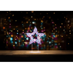 Premier White/Multi Table Top Star 720 LEDs