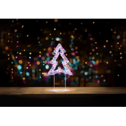 Premier White Table Top Tree 720 LEDs