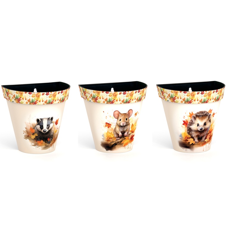 Premier Finlay & Friends Printed Wall Pots Assorted Designs Available