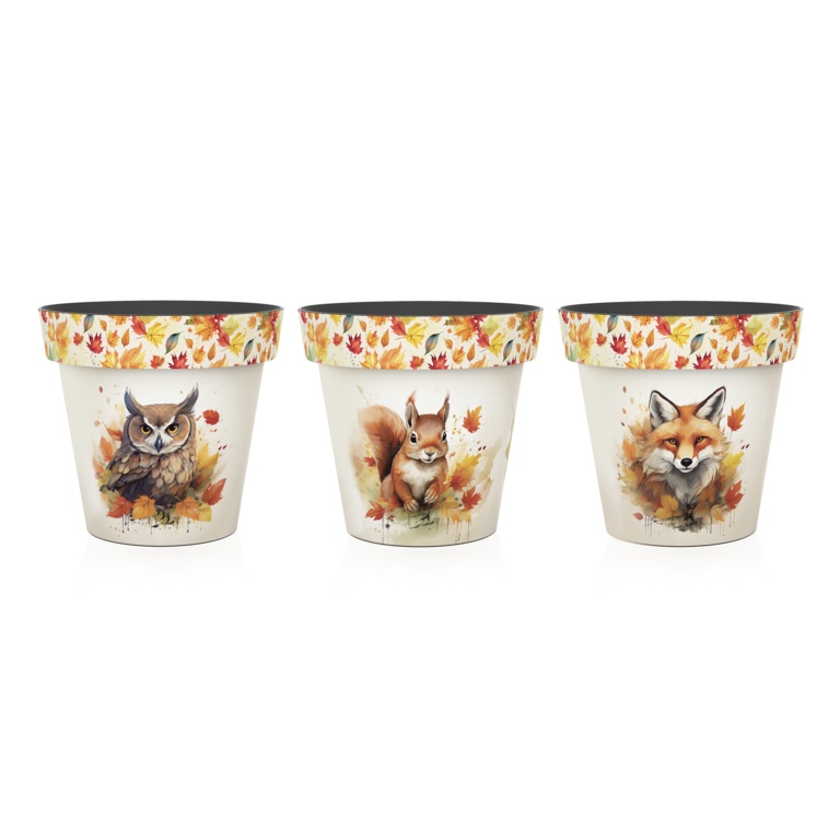 Premier Finlay & Friends Printed Pots 22cm