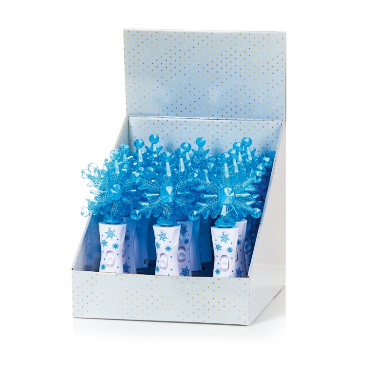 Premier Lit Snowflake Spinner 24cm